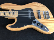 Harley Benton Jb-75mn Lh Na 2023 Natural Vintage J-bass - Lefty -