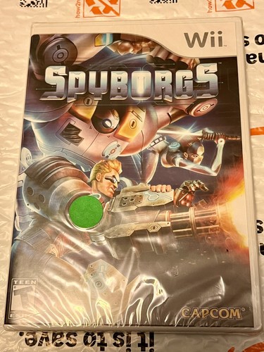 BRAND NEW! Spyborgs (Nintendo Wii, 2009) Capcom Sealed Video Game U - Picture 1 of 2