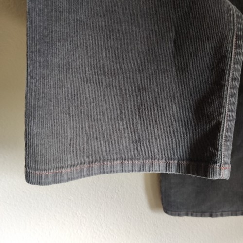 Vintage Ralph Lauren Low Rise Bootcut Pant Womens 6 Grey Corduroy Polo Jeans Y2K - Picture 9 of 17