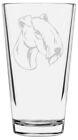 Lakeland Terrier Dog Themed Etched All Purpose 16oz Pint Glass