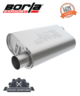 Borla 400840 CrateMuffler | High-Quality Auto Part, Universal Fit for Multiple M