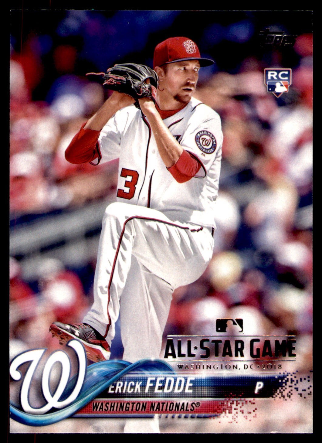 2018 Topps - Erick Fedde #217 (RC) Nationals All Star Game Stamp SP