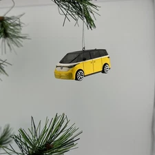 Custom Volkswagen ID. Buzz EV Electric Van Christmas Tree Ornament Scale 1:64