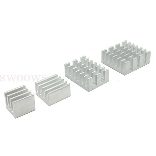 4-8 PCS Aluminum Heat Sink Cooling kit For Raspberry Pi 4B CPU RAM LAN USB NEW - Picture 6 of 13