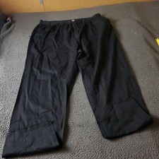 KingSize Pants Big Tall Mens Size 3XL 38L Black Cotton Chino Khaki