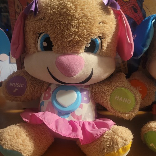 2017 Fisher-Price Interactive Laugh & Learn "Smart Stages" Sis & Puppy *tested* - Picture 4 of 9