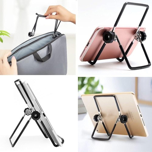Adjustable Tablet Stand Holder Foldable Non-Slip for iPad Samsung - 第 3/6 張圖片