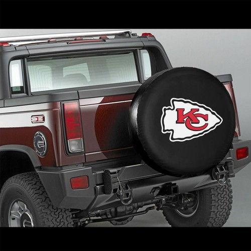 Kansas City Chiefs Auto Car Tire Cover Spare Tire Cover Universal - Picture 2 of 21