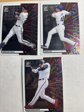 2020 donruss optic baseball stained glass lot of 3 Cards