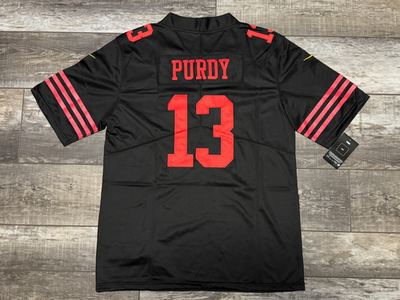 San Francisco 49ers Brock Purdy #13 Black Jersey All