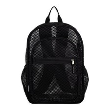 Water Resistant Mesh Backpack with USB Charging Port and Laptop Compartment