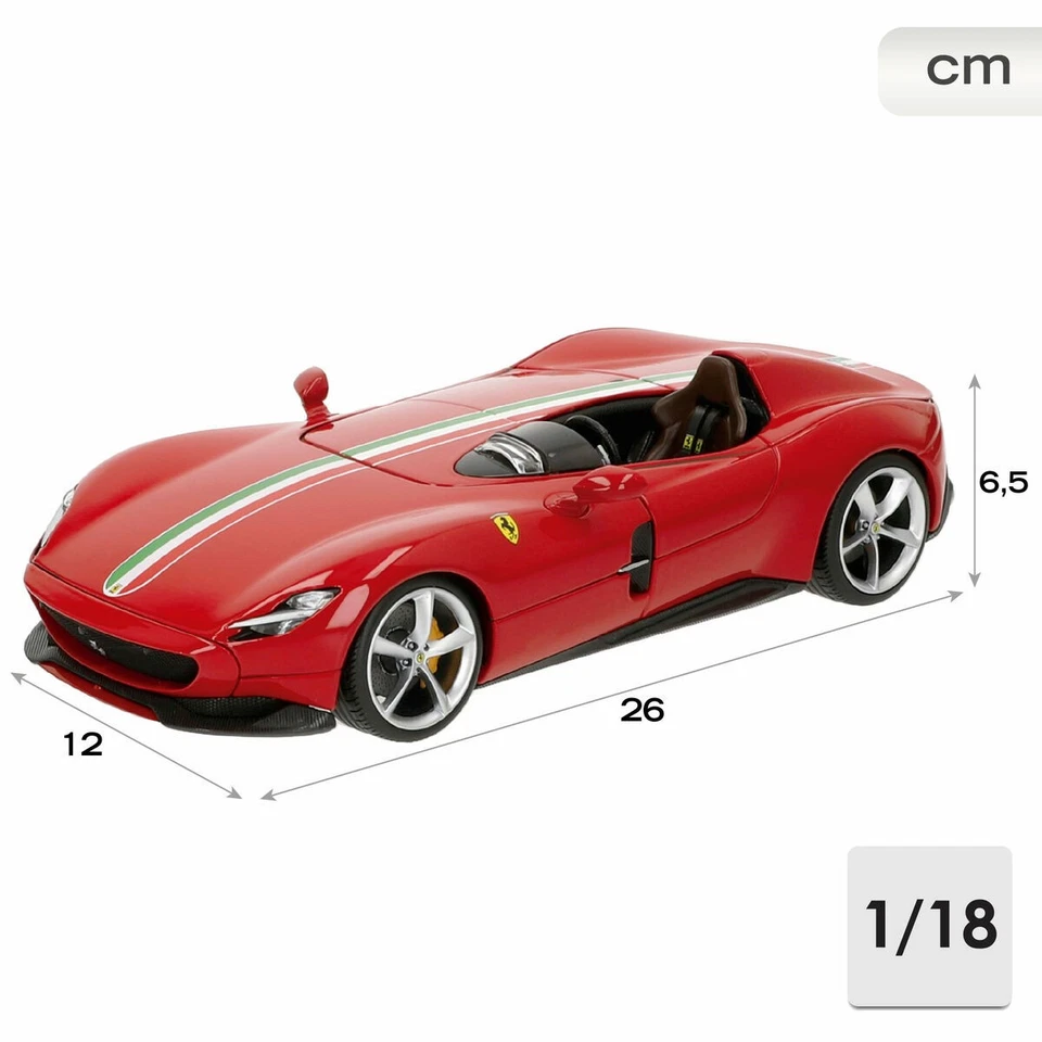 Macchina Bburago Ferrari Monza SP1 1:18 - Immagine 4 di 4