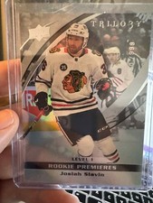 2021-22 Upper Deck Trilogy Rookie Premieres Josiah Slavin /999 Chicago