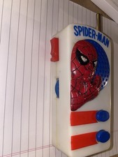 VINTAGE 1980 SPIDER-MAN WALKIE TALKIES SET, Vanity Fair untested