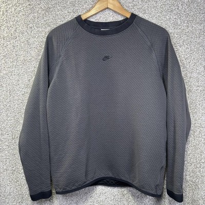 Nike Sweatshirt Mens Medium Gray Therma-FIT ADV Tech Pack Pullover Swoosh Logo