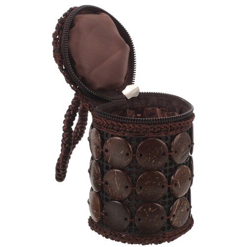 Women Coin Purses Bohemian Woven Change Purse Small Coins Purse Zippered Change