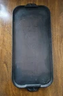 Vintage Used Griswold Cast Iron #9 Griddle 746 E Rectangular Flat  24x10 Erie PA