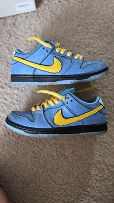 Size 5.5 Y Size 7 Women - The Powerpuff Girls x Nike Dunk Pro SB QS Low Bubbles