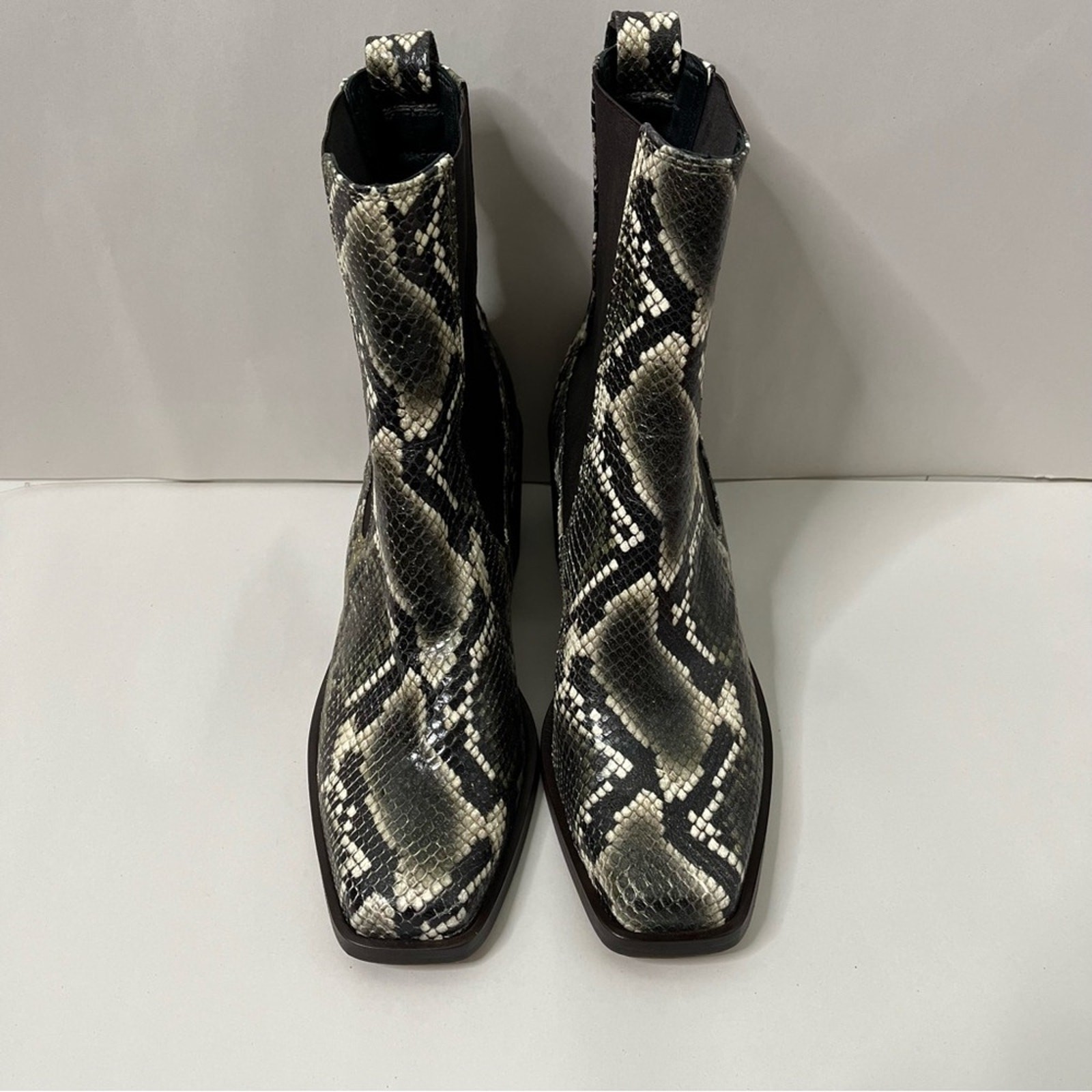Rag & Bone Axis Boots Python Snakeskin Ankle Boot… - image 3