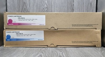 Konica Minolta Bizhub Cyan & Magenta  Toner Cartridge  For C451, C550, C650