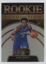 2023-24 Panini Select Rookie Revolution Silver Prizm Kobe Brown #16 1u6