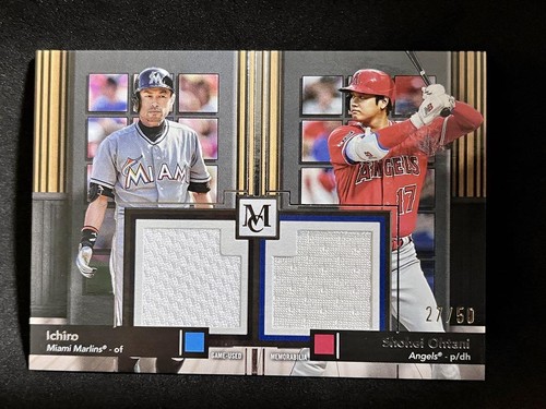 Shohei Ohtani Ichiro 2024 Topps Museum Collection Dual Relic Patch Card From Jp