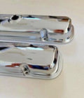 67-72 GTO FIREBIRD CHROME VALVE COVERS DRIPPERS Pontiac covers NEW
