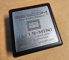 Sescom IL-19-MINI 3.5mm Stereo Mini I/O Hum Eliminator