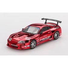 MGT01132-R 1/64 Toyota Supra (A80) GT-300 Top Secret Red Chrome (Right-Hand Driv