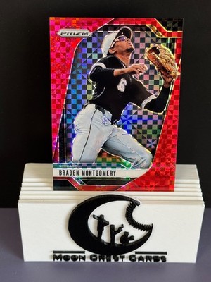 Braden Montgomery | #/99 Red Power Prizm -- 2025 Panini Prizm   #132 White Sox