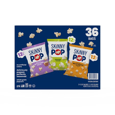 SkinnyPop Variety Snack Pack Popcorn, 0.5 oz., 36 pk. FREE SHIPPING