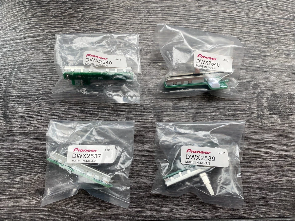 Pioneer DJM 800 Set of Original Faders on PCB's Plug & Play CH 1 2 3 4 - Image 3 of 3