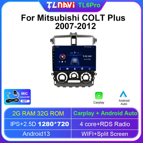 For Mitsubishi Colt Plus 2007-2012 Android Car Radio CarPlay GPS Player Screen - Picture 26 of 48