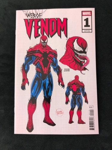WEB OF VENOM #1 DESIGN VARIANT SPIDER-MAN