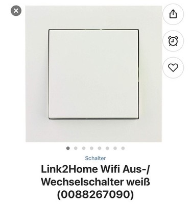 Wifi Schalter REV Link2Home Komplettgerät Weiß (0088267090) NEU (02)