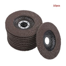 10 Pack 4-1/2" x 7/8" Flap Discs Grinding Wheels for Angle Grinder 60 Grit T27
