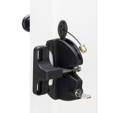 Key Lockable Fence Gate Latch, 2 Sided Gate Lock Latch for Outdoor Fence, Key...