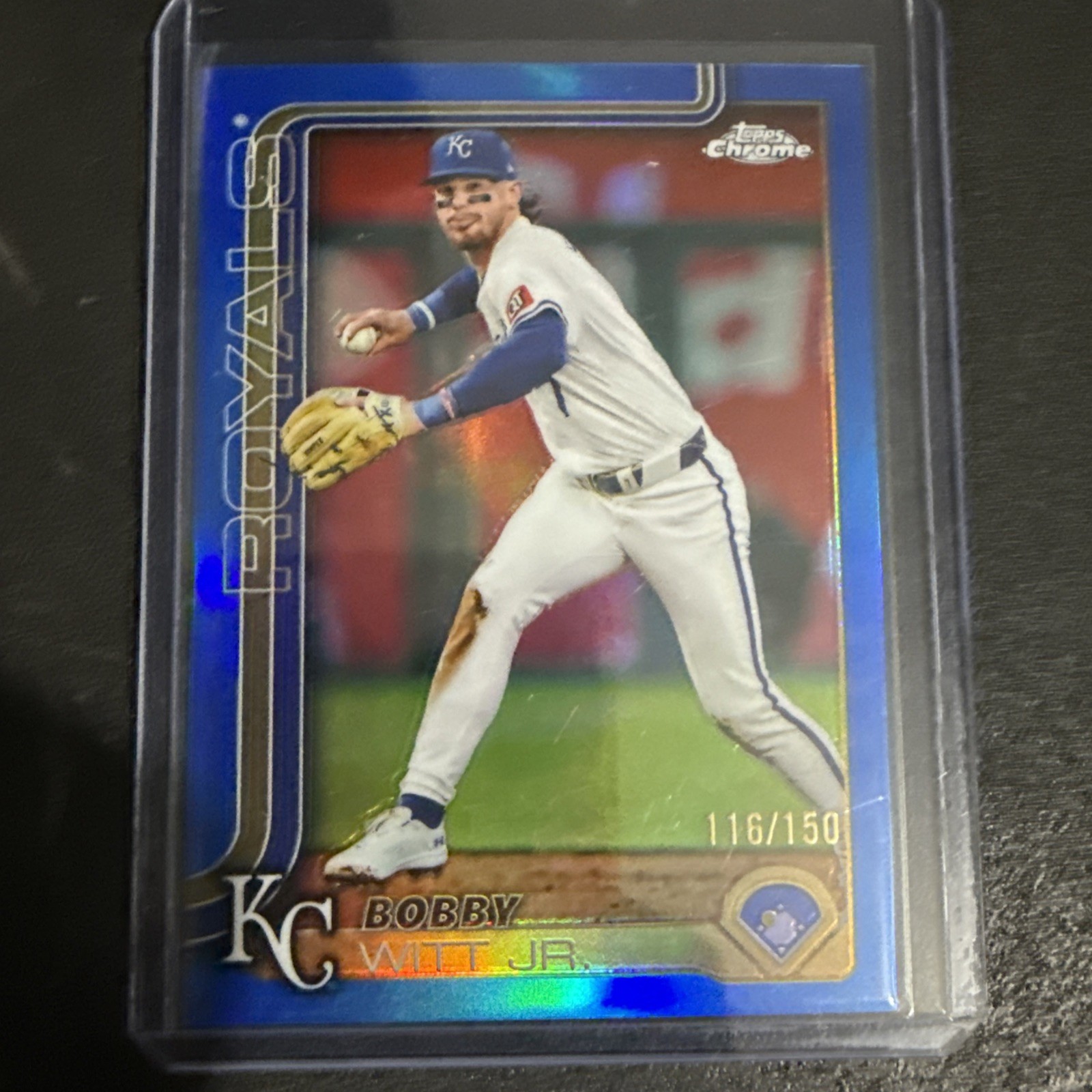 2025 Topps Chrome - Bobby Witt Jr. #93 Blue Refractor /150