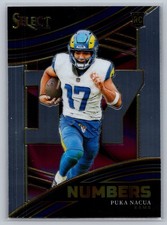 2023 Panini Select #NMB-PNA Puka Nacua Numbers