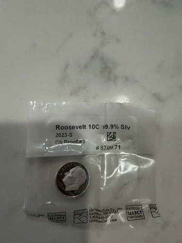 2023 - S Roosevelt Dime Proof 63 - 99.9% Silver Cameo
