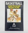 MANUAL ONLY Basketball for Atari 2600 Vintage 1978 GUC FREE S&H NO TRACKING