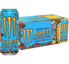 Monster Energy Juice Monster Mango Loco Energy Juice Energy Drink 16 Ounce