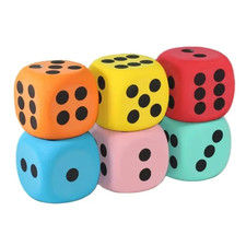 1PC 80Mm Large Foam Dot Dices Six Sides Dices Kids Counting Toy Learning Aids fo