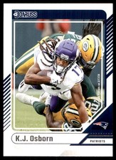 K.J. Osborn 2024 Donruss #31 Patriots NFL READ FREE SHIPPING AutographDen