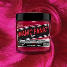 Manic Panic Vegan Semi Permanent Hair Dye Color Cream 40z  Hot Hot Pink 