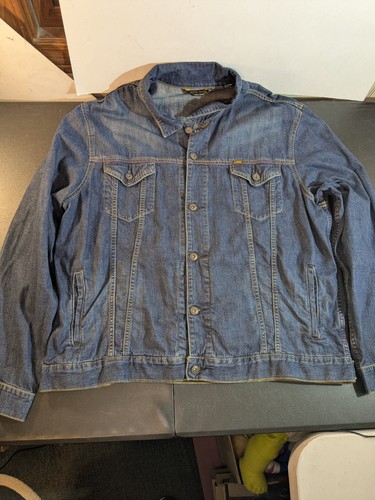 VTG Polo Jeans Co. Ralph Lauren Blue Jean Chore Barn Jacket Coat Shirt Size XL - Picture 24 of 24