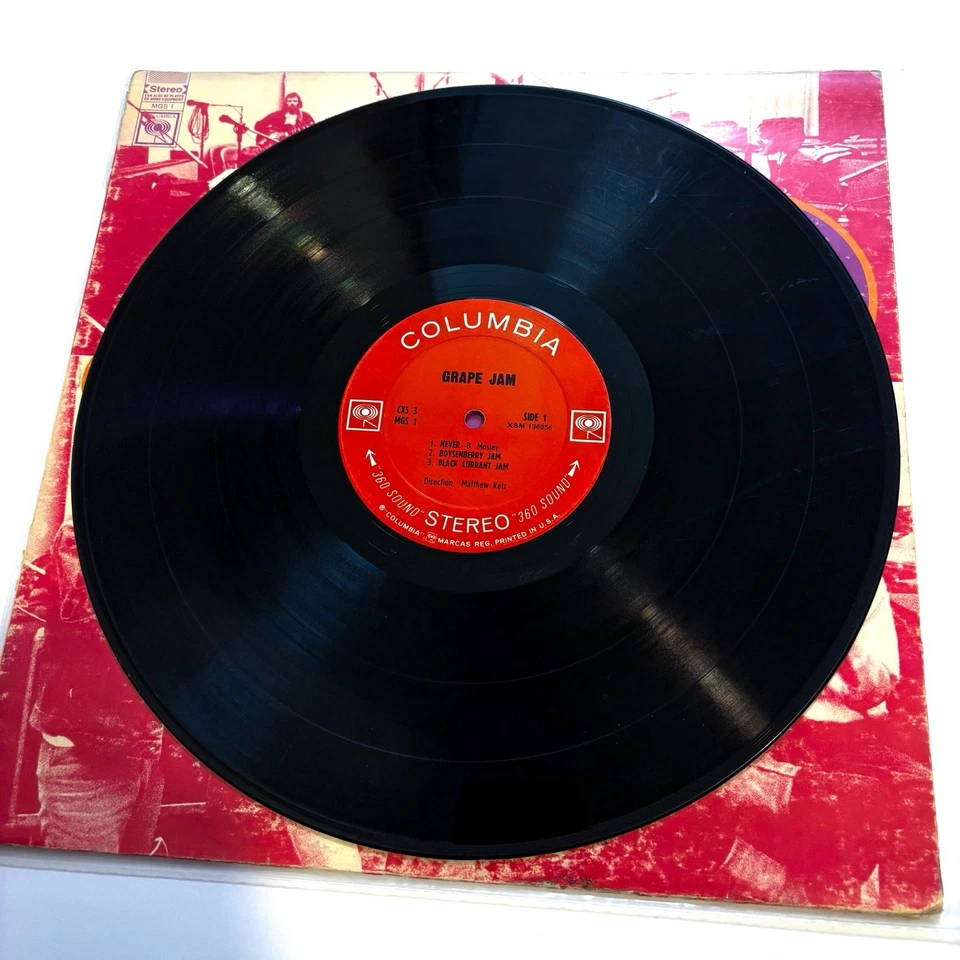 Moby Grape – Grape Jam LP Vinyl Record 2 EYE Original Press 1968 Psych Rock VG - Image 3 of 4