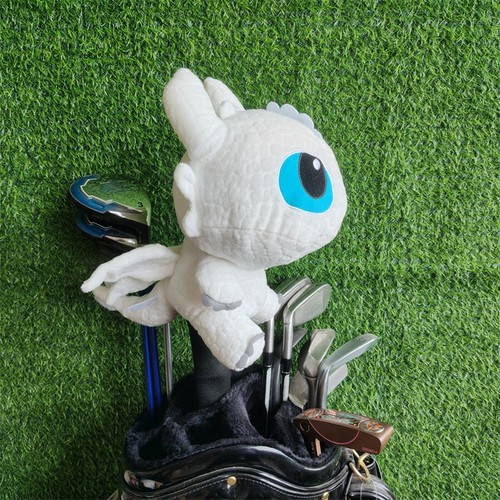 Golf Toothless Wood Head Covers 460cc Driver Fairway Woods Putter Headcover - Picture 36 of 50