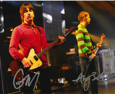 * GEM ARCHER & ANDY BELL * signed 8x10 photo * OASIS * COA *