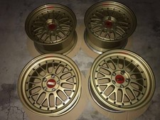 Rare Bbs Lm F1 Gold 17x9j 20 Gt-r Size Forged Wheels Set 5x114.3 Bnr32 Bcnr33 B